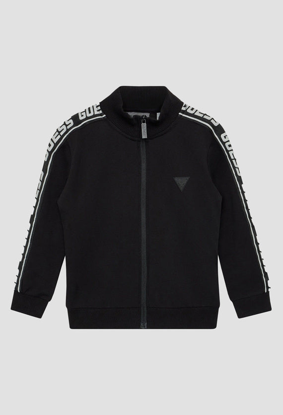 GUESS SIDE TAPE ZIP SWEATSHIRT