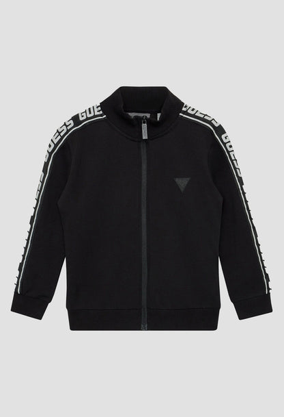 GUESS SIDE TAPE ZIP SWEATSHIRT