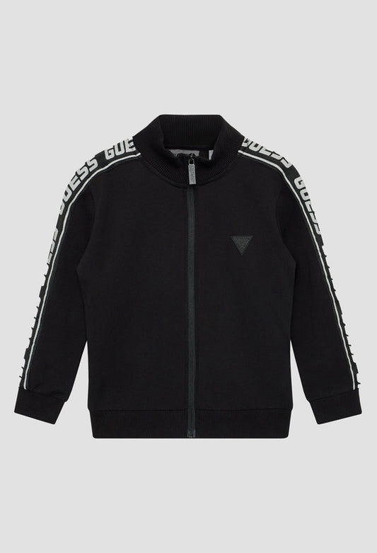 GUESS SIDE TAPE ZIP SWEATSHIRT