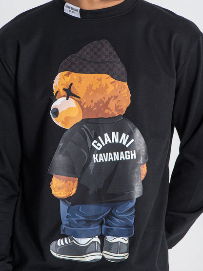 GIANNI KAVANAGH BLACK LOOKBACK T SHIRT