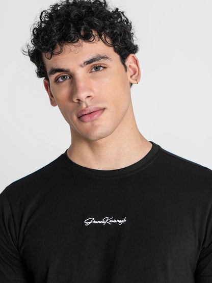 GIANNI KAVANAGH BLACK SIGNATURE T SHIRT