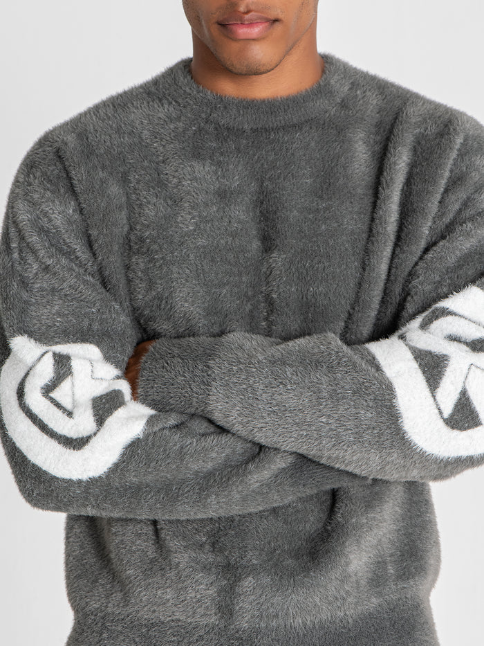 GIANNI KAVANAGH STRUCTURED KNIT SWEATER