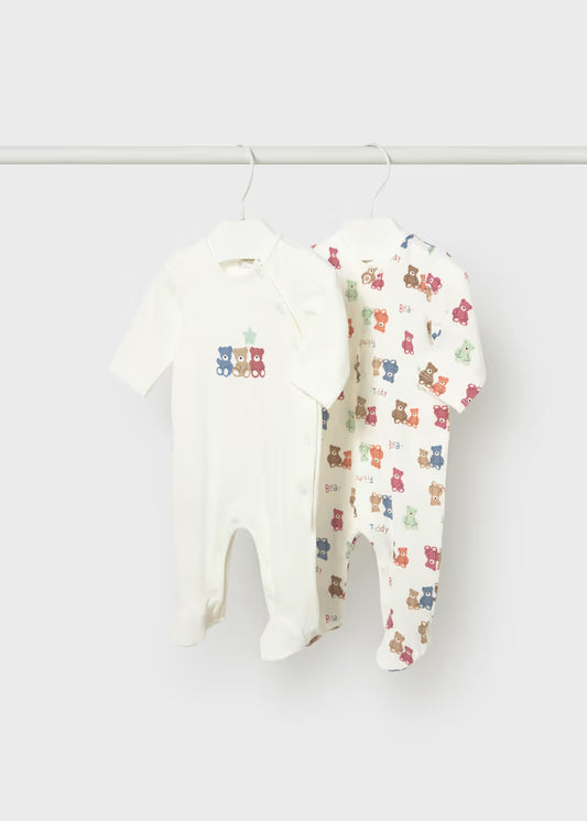 MAYORAL 2-PIECE LONG-SLEEVED ROMPER NEWBORN