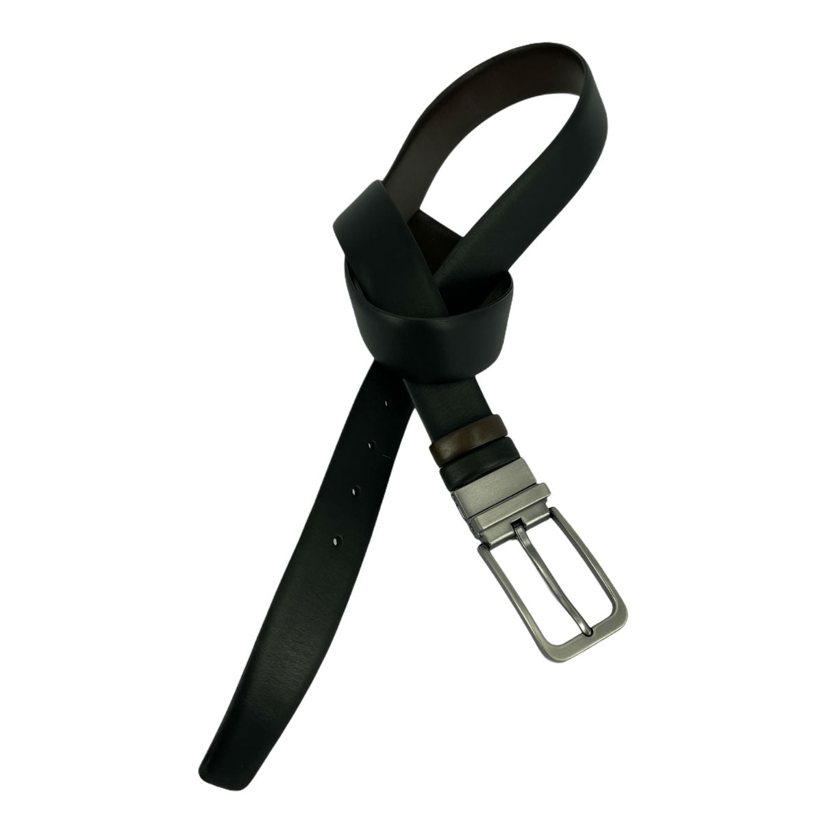 MONTE NAPOLEONE REVERSIBLE LEATHER BELT