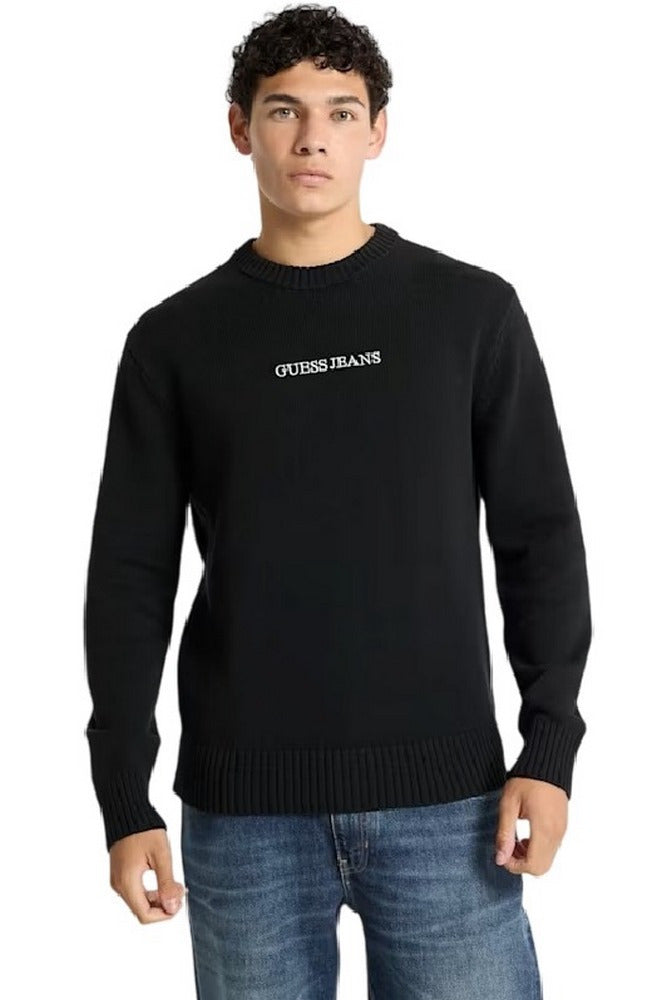 GUESS JEANS KNITTED LOGO PULLOVER