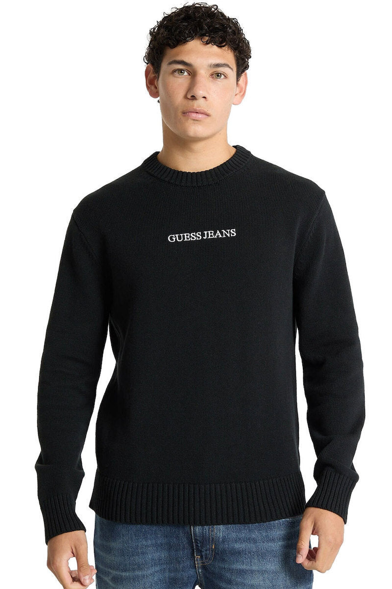 GUESS JEANS KNITTED LOGO PULLOVER