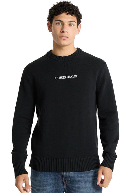 GUESS JEANS KNITTED LOGO PULLOVER