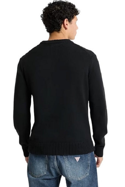 GUESS JEANS KNITTED LOGO PULLOVER