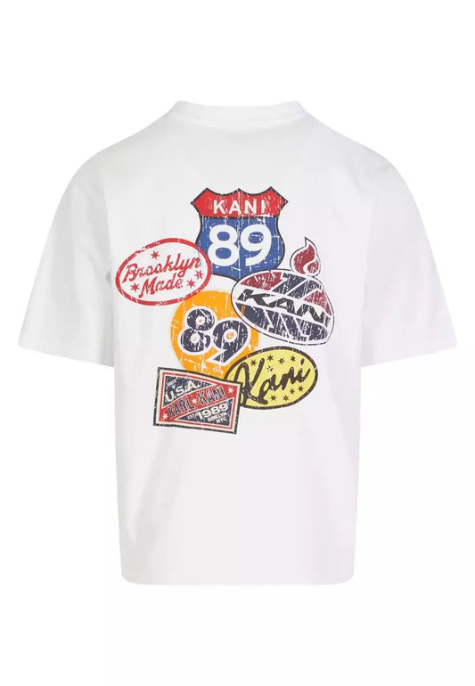 KARL KANI RETRO PATCH OVERSIZED TEE