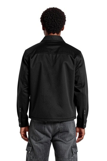 GUESS JEANS WOOL BLEND OVERSHIRT