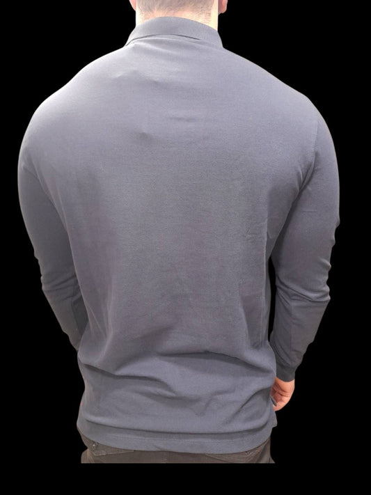 U.S POLO MAN BASIC LS COLLAR T SHIRT