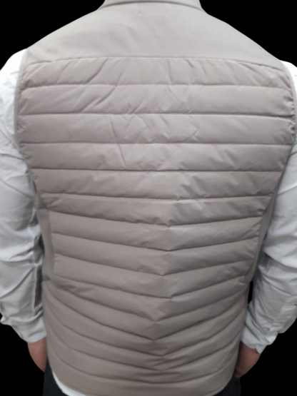 U.S POLO MAN FULL ZIP RIPSTOP DOUBLE FACE VEST