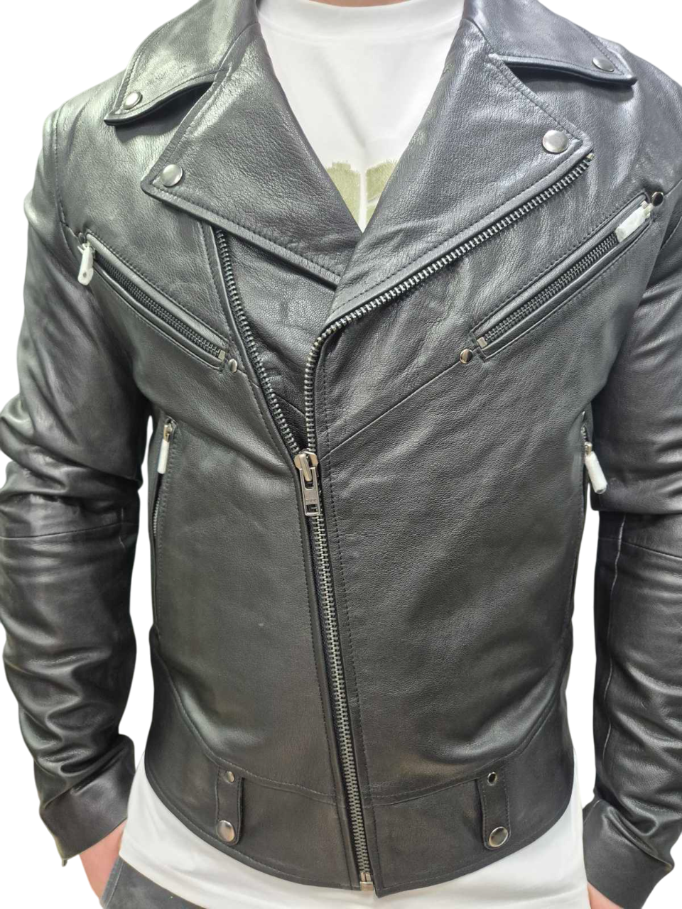 IMPERIAL FASHION BIKER LEATHER JACKET