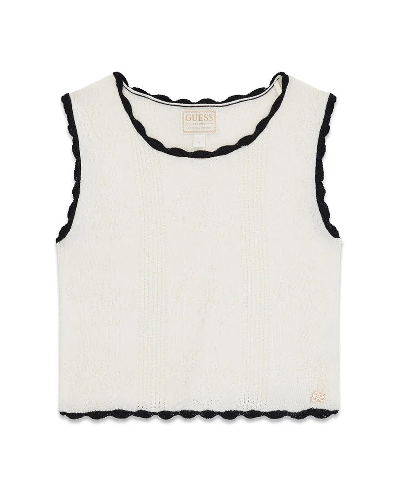 GUESS KIDS KNITTED TANK TOP