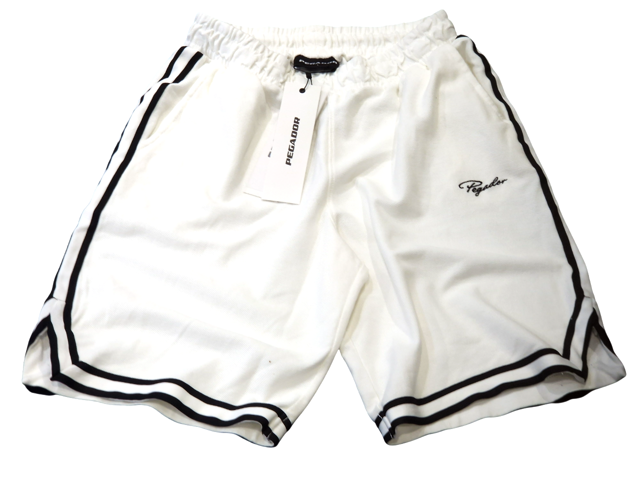 PEGADOR SIGNAR PIQUE BASKETBALL SHORTS
