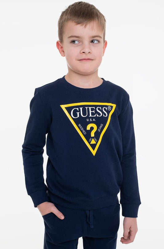 GUESS JEANS KIDS TRIANGLE LOGO FLEECE