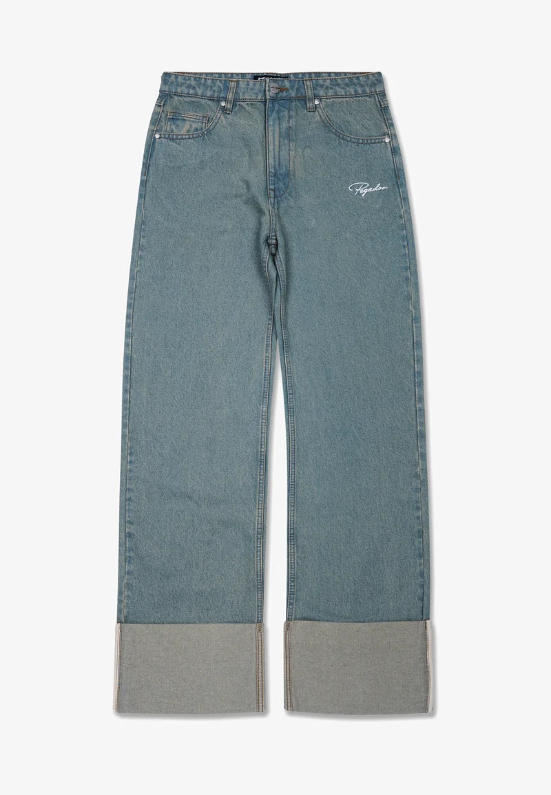 PEGADOR WOMAN OVERSIZED WASHED JEANS