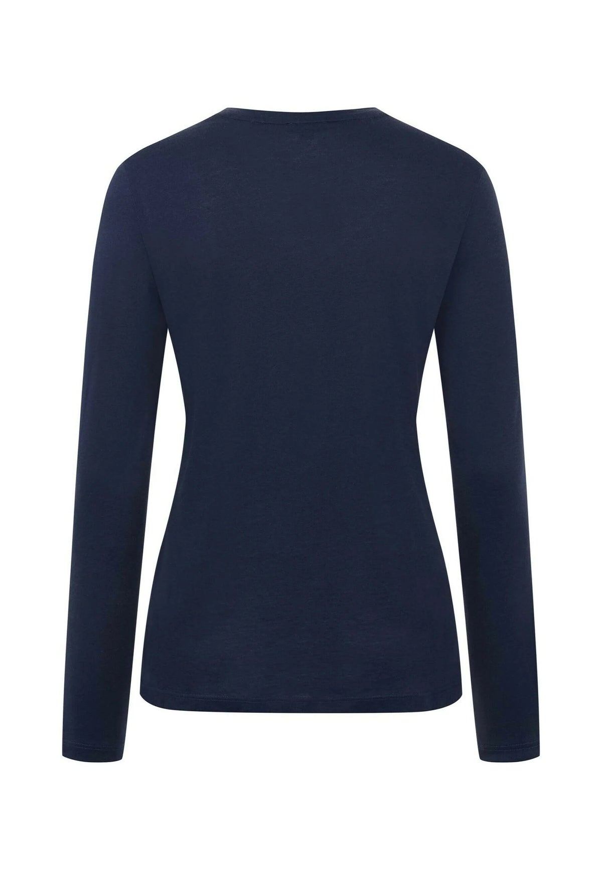 U.S POLO ASSN WOMAN LONG-SLEEVED COTTON V-NECK T-SHIRT