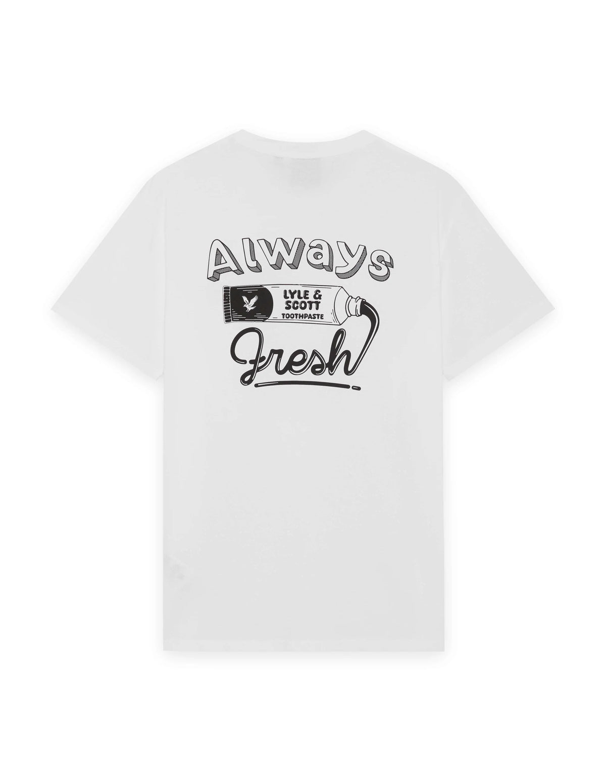 LYLE & SCOTT TOOTHPASTE GRAPHIC LOGO T SHIRT