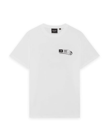 LYLE & SCOTT TOOTHPASTE GRAPHIC LOGO T SHIRT