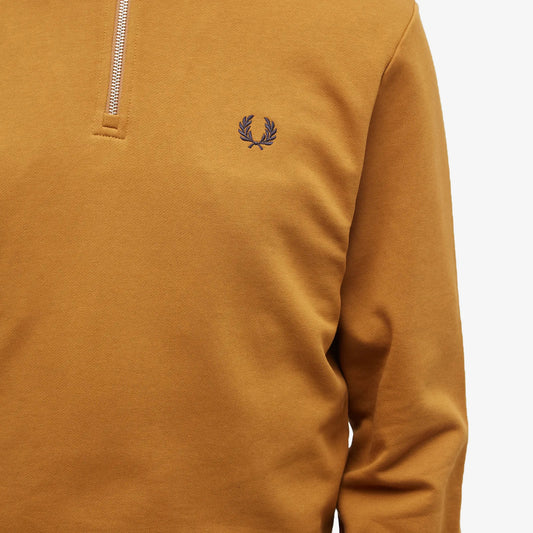 FRED PERRY HALF ZIP SWEATSHIRT