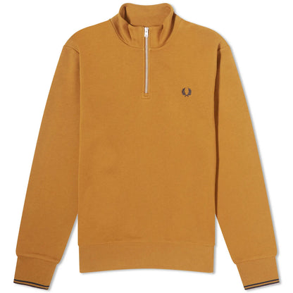 FRED PERRY HALF ZIP SWEATSHIRT