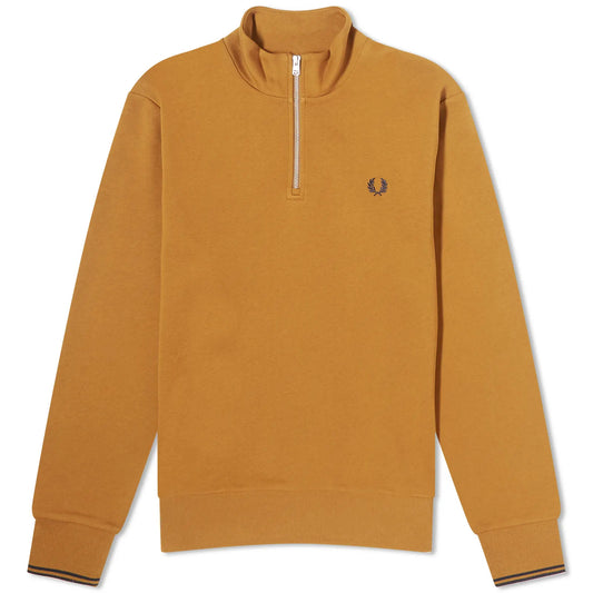 FRED PERRY HALF ZIP SWEATSHIRT