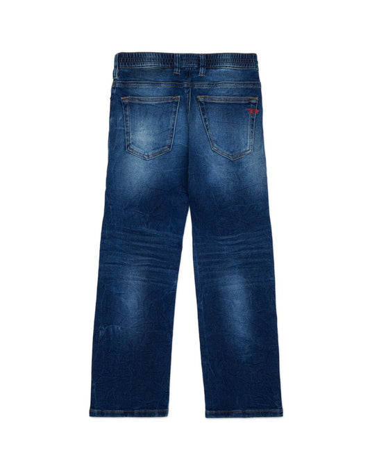DIESEL KIDS D-KROS -J JJJ DRAWSTRING DENIM PANTS