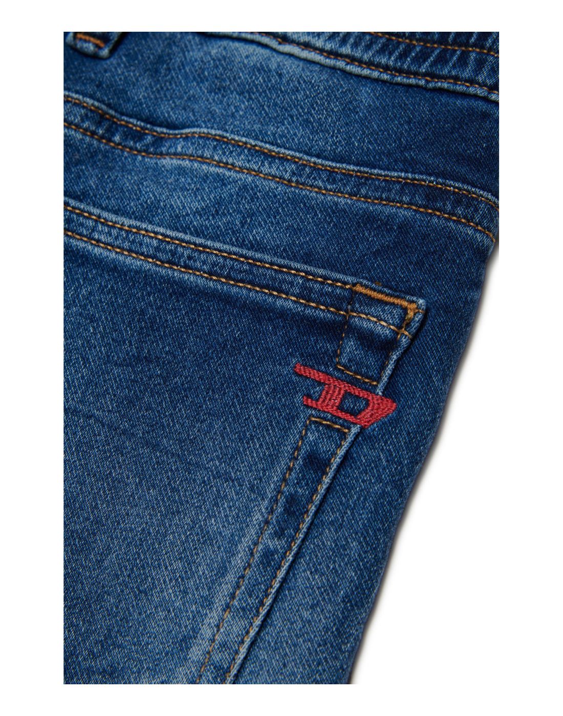 DIESEL KIDS D-KROS -J JJJ DRAWSTRING DENIM PANTS