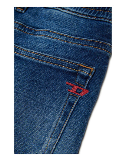 DIESEL KIDS D-KROS -J JJJ DRAWSTRING DENIM PANTS
