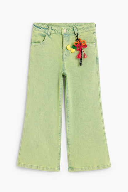 DESIGUAL JULIA DENIM FLARE PANTS
