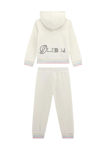 GUESS SET HOODED ZIP TOP & PANTS