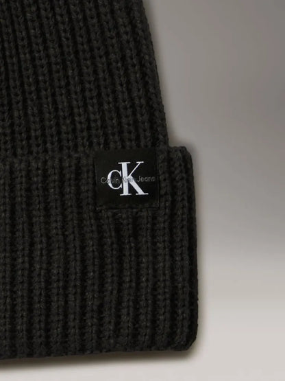 CALVIN KLEIN KIDS SET RIB BEANIE & SCARF