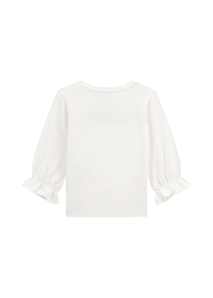 GUESS GIRLS EMBROIDERED T SHIRT