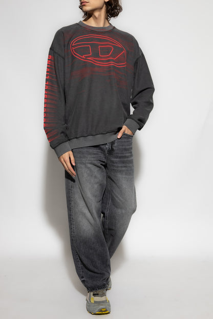 DIESEL S-BOXT T1 D OVAL SWEATSHIRT
