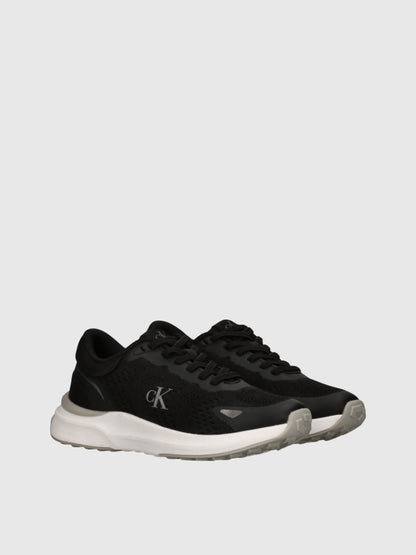 CALVIN KLEIN KIDS LOW CUT LACE-UP COLOURBLOCKED SNEAKERS