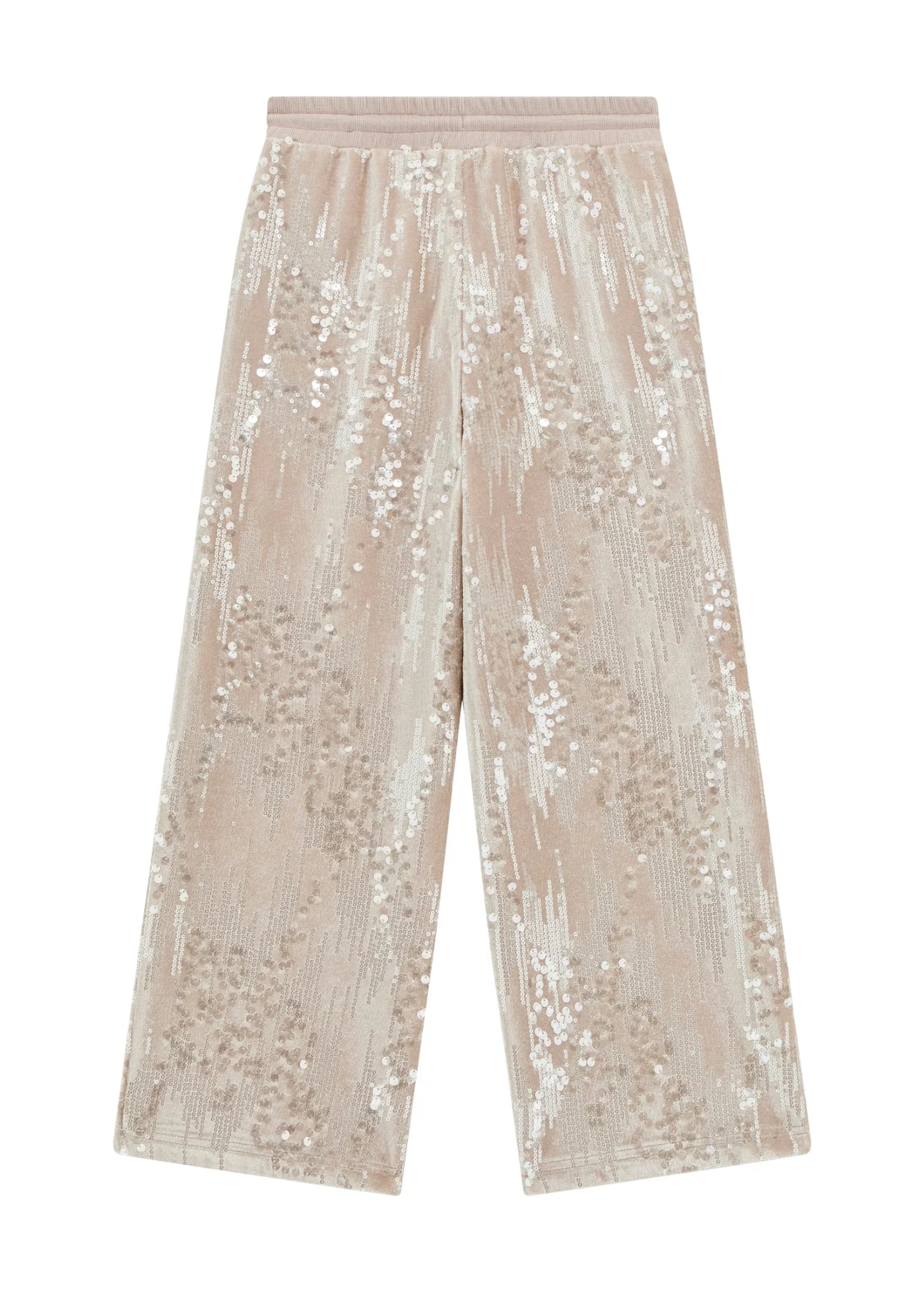 GUESS JEANS SEQUINS WIDE LEG PANTS