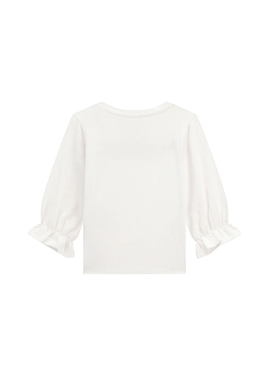 GUESS GIRLS GLITTER LOGO BLOUSE