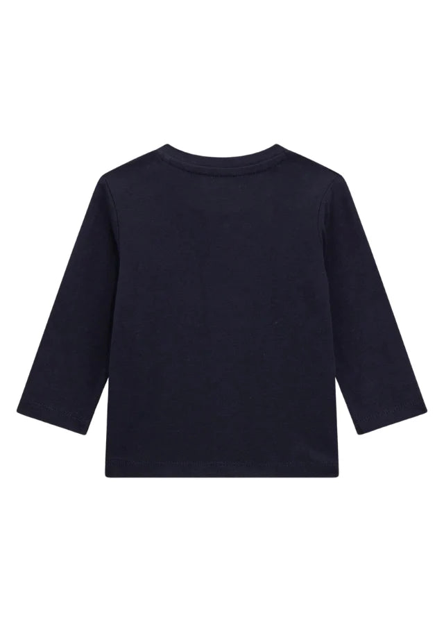 GUESS KIDS EMBROIDERED LOGO T SHIRT