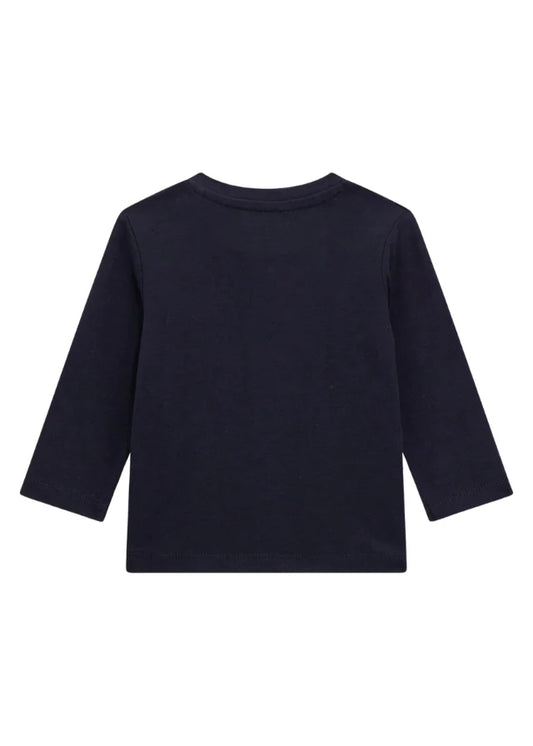 GUESS KIDS EMBROIDERED LOGO T SHIRT