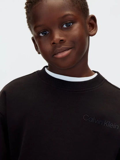 CALVIN KLEIN KIDS BACKPRINT CN SWEATSHIRT