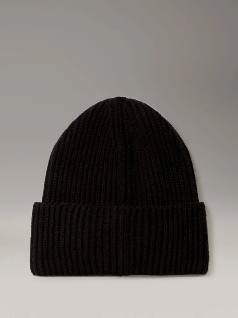 CALVIN KLEIN UNISEX RIBBED BEANIE