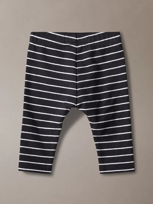 CALVIN KLEIN NEWBORN KIDS STRIPE LEGGINGS
