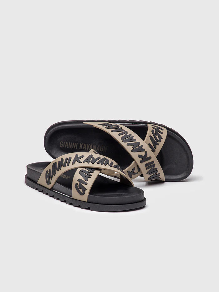 GIANNI KAVANAGH GREY REBEL SLIDERS