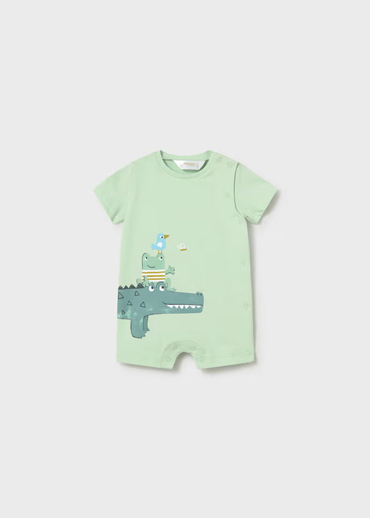 MAYORAL 3-PIECE CROCODILE ROMPER NEWBORN