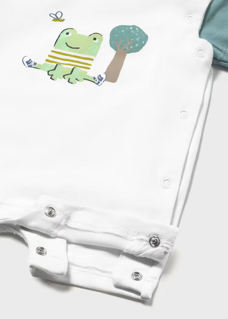 MAYORAL 3-PIECE CROCODILE ROMPER NEWBORN