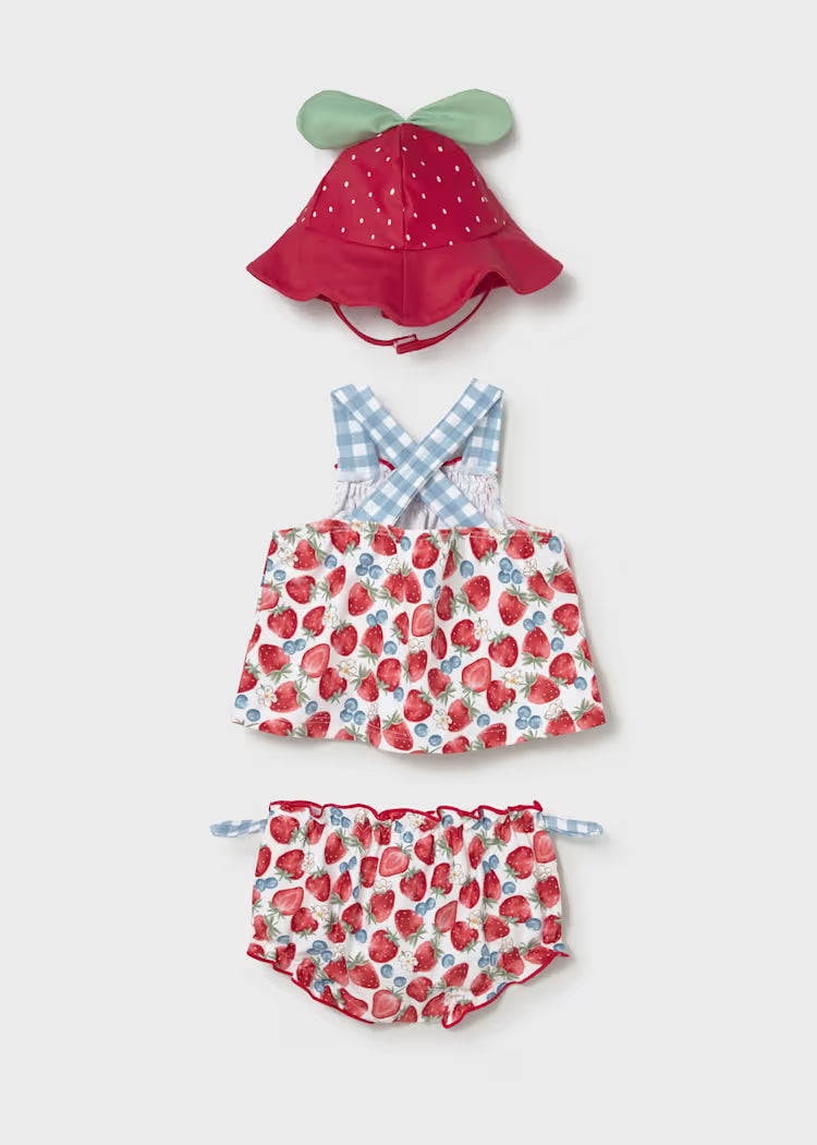 MAYORAL 3-PIECE SWIMWEAR SET NEWBORN WITH HAT
