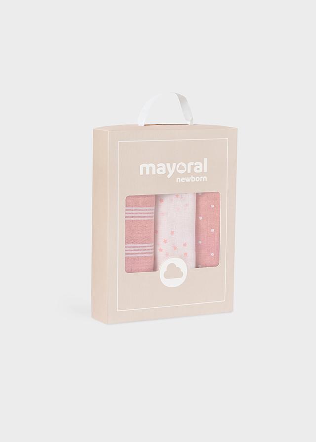 MAYORAL BABY 3 GAUZE SET BETTER COTTON