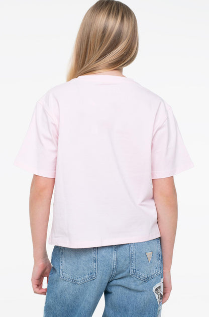 GUESS KIDS SEQUINS & FLOWERS T SHIRT