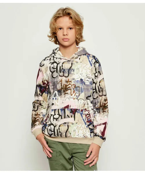 GUESS LS ACTIVE CAMOUFLAGE FOOTER